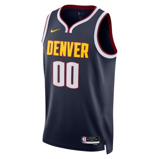 Nike Denver Nuggets #00 Unisex Swingman Custom Jersey Navy - Icon Edition