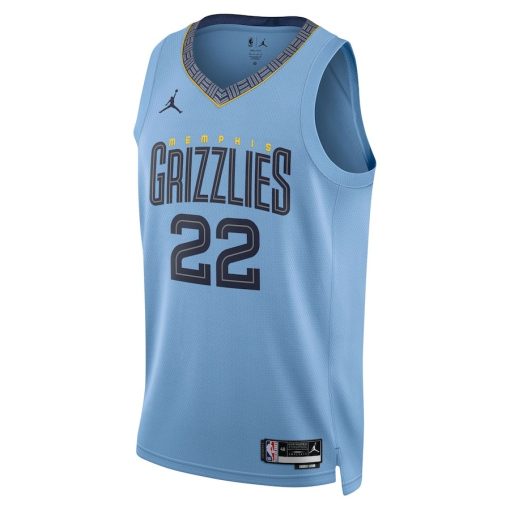 Jordan Memphis Grizzlies #22 Desmond Bane Unisex Swingman Jersey - Statement Edition - Light Blue