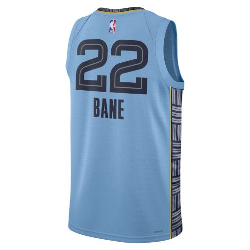 Jordan Memphis Grizzlies #22 Desmond Bane Unisex Swingman Jersey - Statement Edition - Light Blue - Image 2