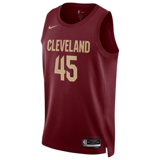 Nike Cleveland Cavaliers #45 Donovan Mitchell Unisex Swingman Jersey - Icon Edition - Wine