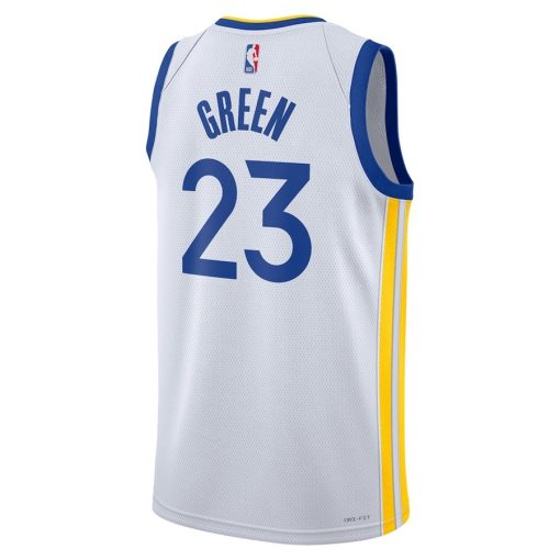 Nike Golden State Warriors #23 Draymond Green Unisex Swingman Jersey - Association Edition - White - Image 2