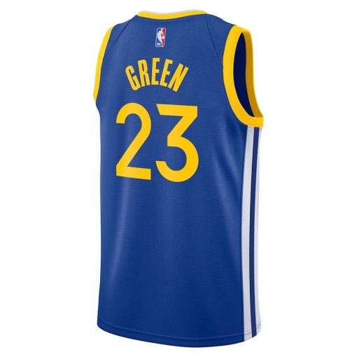 Nike Golden State Warriors #23 Draymond Green Unisex Swingman Jersey - Icon Edition - Royal - Image 2