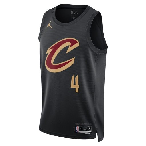 Jordan Cleveland Cavaliers #4 Evan Mobley Unisex Swingman Jersey - Statement Edition - Black