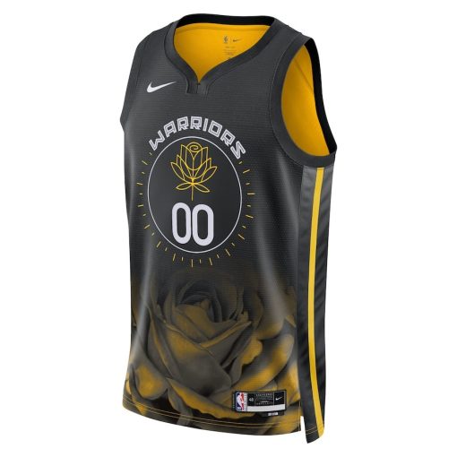 Nike Golden State Warriors #00 Unisex 2022/23 Swingman Custom Jersey - City Edition - Black