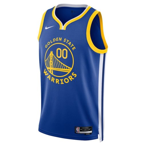 Nike Golden State Warriors #00 Unisex Swingman Custom Jersey Royal - Icon Edition