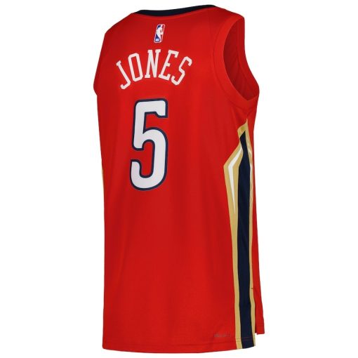 Jordan New Orleans Pelicans #5 Herbert Jones Unisex Swingman Jersey - Statement Edition - Red - Image 2