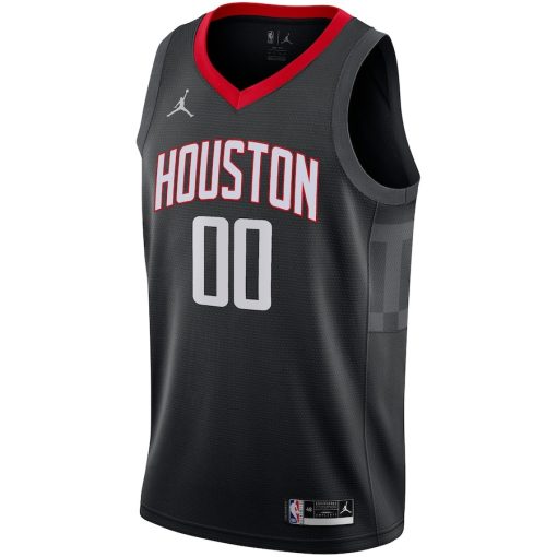 Jordan Houston Rockets #00 Swingman Custom Jersey - Statement Edition - Black