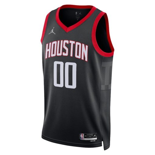 Jordan Houston Rockets #00 Unisex 2022/23 Swingman Custom Jersey - Statement Edition - Black