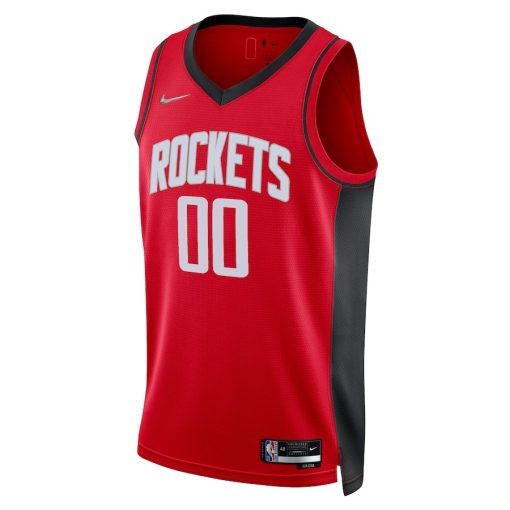 Nike Houston Rockets #00 2021/22 Diamond Swingman Custom Jersey - Icon Edition - Red