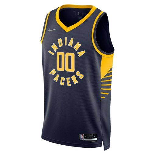 Nike Indiana Pacers #00 2021/22 Diamond Swingman Custom Jersey - Icon Edition - Navy