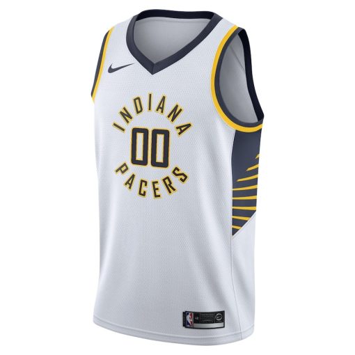 Nike Indiana Pacers #00 2020/21 Swingman Custom Jersey - Association Edition - White