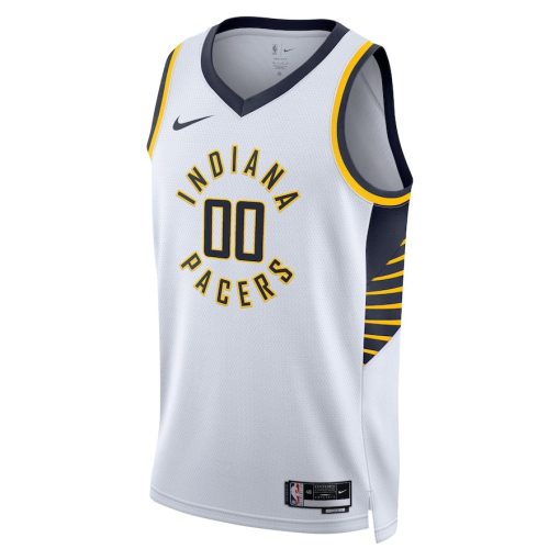 Nike Indiana Pacers #00 Unisex Swingman Custom Jersey White - Association Edition