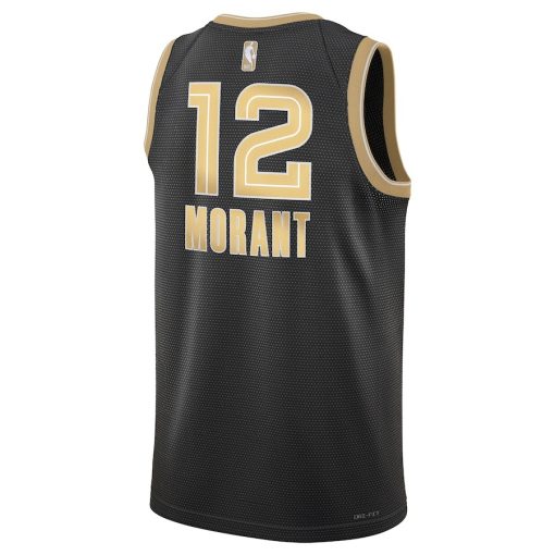 Nike Memphis Grizzlies #12 Ja Morant Unisex Select Series Swingman Jersey – Black - Image 2