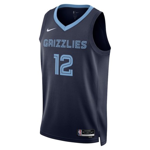 Nike Memphis Grizzlies #12 Ja Morant Unisex Swingman Jersey - Icon Edition - Navy