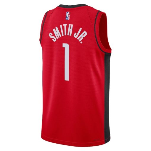 Nike Houston Rockets #1 Jabari Smith Jr. Unisex 2022 NBA Draft First Round Pick Swingman Jersey - Icon Edition - Red - Image 2