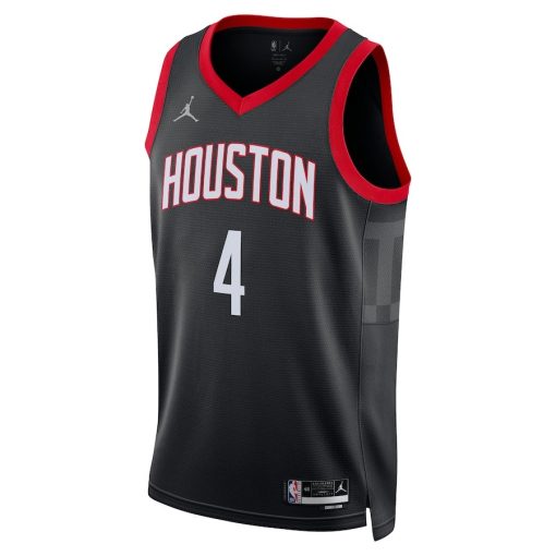 Jordan Houston Rockets #4 Jalen Green Unisex Swingman Jersey - Statement Edition - Black