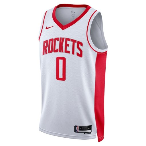 Nike Houston Rockets #0 Jalen Green Swingman Jersey - Association Edition - White