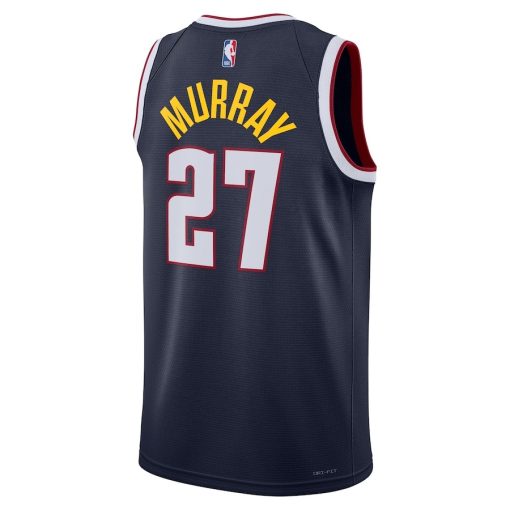 Nike Denver Nuggets #27 Jamal Murray Unisex Swingman Jersey - Icon Edition - Navy - Image 2