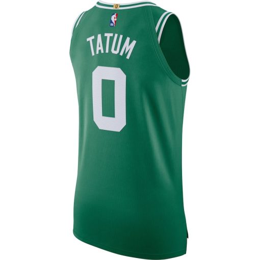 Nike Boston Celtics #0 Jayson Tatum Authentic Jersey - Icon Edition - Kelly Green - Image 2