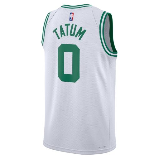 Nike Boston Celtics #0 Jayson Tatum Unisex Swingman Jersey - Association Edition - White - Image 2