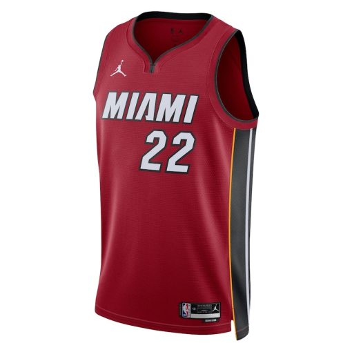 Jordan Miami Heat #22 Jimmy Butler Unisex Swingman Jersey - Statement Edition - Red