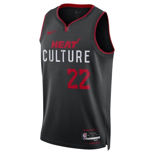 Nike Miami Heat #22 Jimmy Butler Unisex 2023/24 Swingman Jersey - Black - City Edition