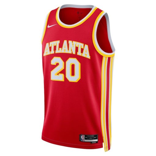 Nike Atlanta Hawks #20 John Collins Unisex Swingman Jersey - Icon Edition - Red