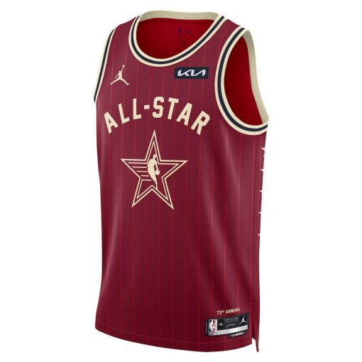 Jordan #00 Unisex 2024 NBA All-Star Game Swingman Custom Jersey - Crimson