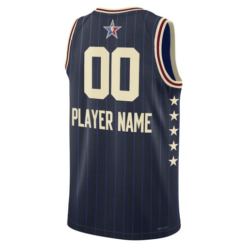 Jordan Brand #00 Unisex 2024 NBA All-Star Game Swingman Custom Jersey - Navy - Image 2