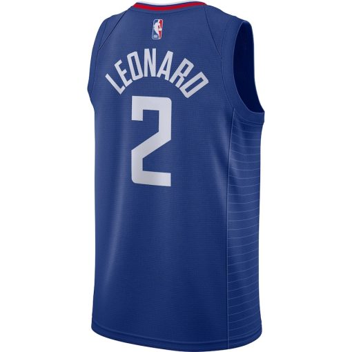 Nike LA Clippers #2 Kawhi Leonard Swingman Jersey - Royal - Icon Edition - Image 2