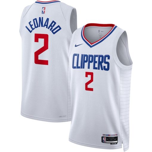 Nike LA Clippers #2 Kawhi Leonard Unisex Swingman Jersey - Association Edition - White - Image 3