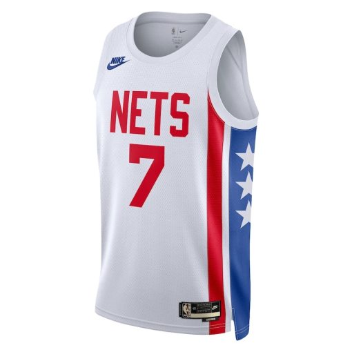 Nike Brooklyn Nets #7 Kevin Durant Swingman Jersey - Classic Edition - White