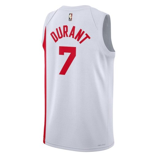 Nike Brooklyn Nets #7 Kevin Durant Swingman Jersey - Classic Edition - White - Image 2