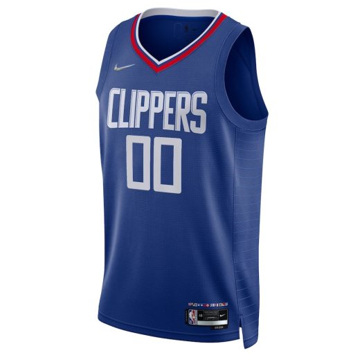 Nike LA Clippers #00 2021/22 Diamond Swingman Custom Jersey - Icon Edition - Royal