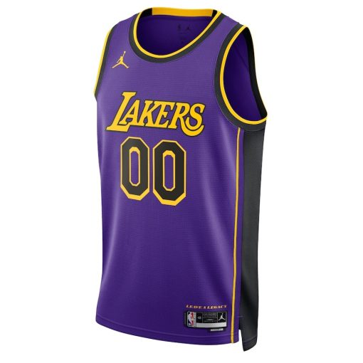 Jordan Los Angeles Lakers #00 Unisex 2022/23 Swingman Custom Jersey - Statement Edition - Purple