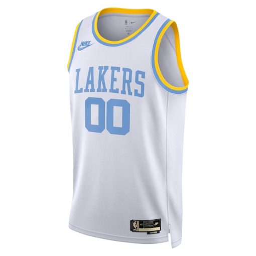 Nike Los Angeles Lakers #00 Unisex 2022/23 Custom Swingman Jersey - Classic Edition - White