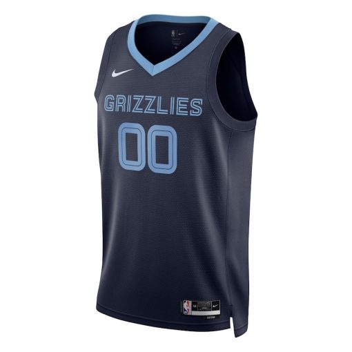 Nike Memphis Grizzlies #00 Unisex Swingman Custom Jersey Navy - Icon Edition