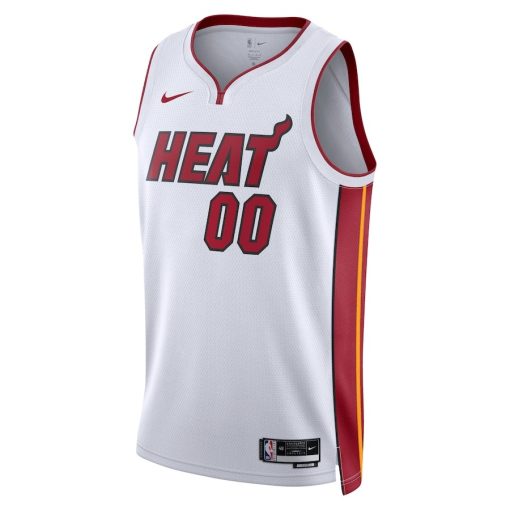 Nike Miami Heat #00 Unisex Swingman Custom Jersey White - Association Edition