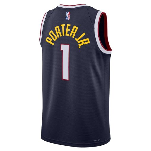 Nike Denver Nuggets #1 Michael Porter Jr. Unisex Swingman Jersey - Icon Edition - Navy - Image 2