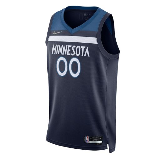 Nike Minnesota Timberwolves #00 2021/22 Diamond Swingman Custom Jersey - Icon Edition - Navy