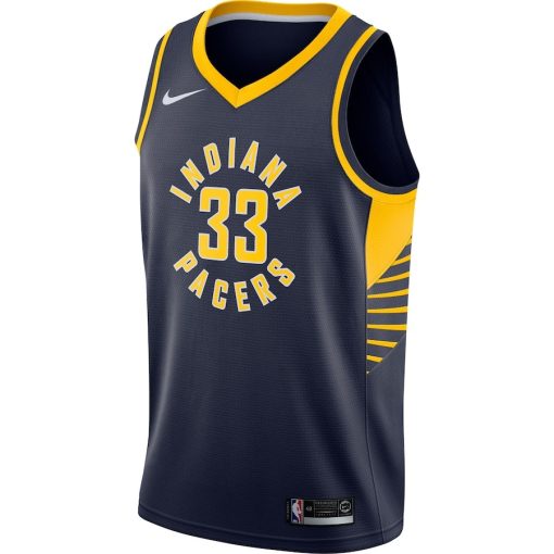 Nike Indiana Pacers #33 Myles Turner Swingman Jersey Navy - Icon Edition