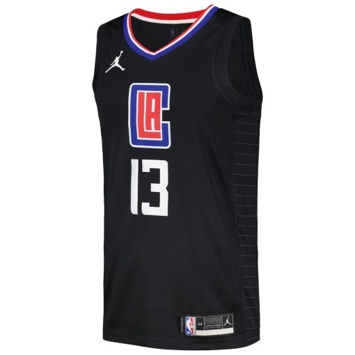 Nike LA Clippers #13 Paul George Swingman Player Jersey - Statement Edition - Black