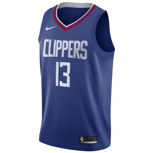 Nike LA Clippers #13 Paul George 2019/20 Swingman Jersey Blue - Icon Edition