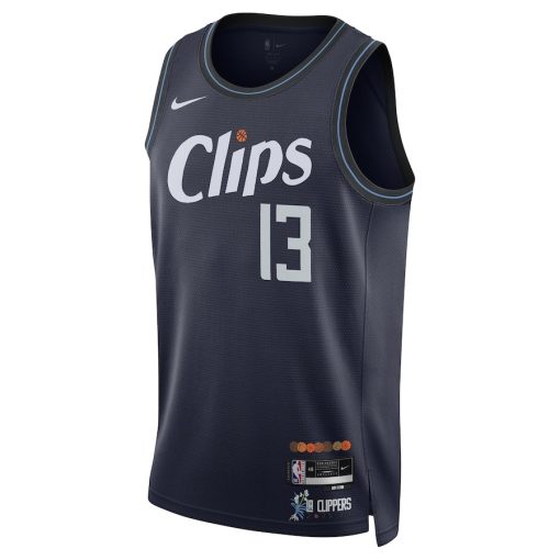 Nike LA Clippers #13 Paul George Unisex 2023/24 Swingman Jersey - Navy - City Edition