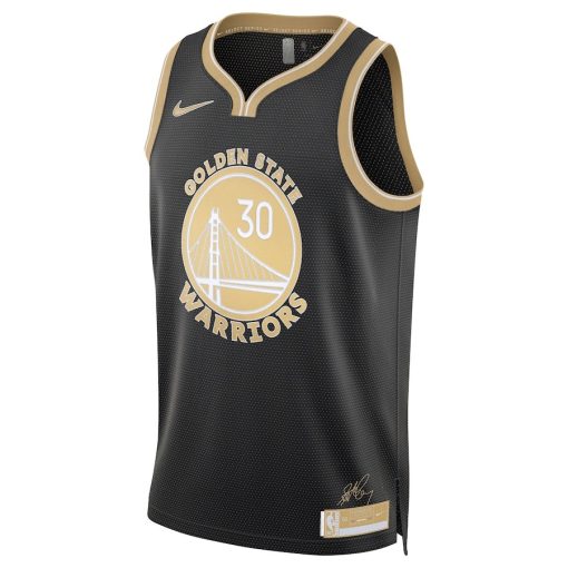 Nike Golden State Warriors #30 Stephen Curry Unisex Select Series Swingman Jersey – Black