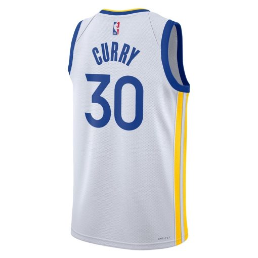 Nike Golden State Warriors #30 Stephen Curry Unisex Swingman Jersey - Association Edition - White - Image 2