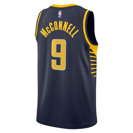 Nike Indiana Pacers #9 T.J. McConnell Unisex Swingman Replica Jersey - Icon Edition - Navy - Image 2