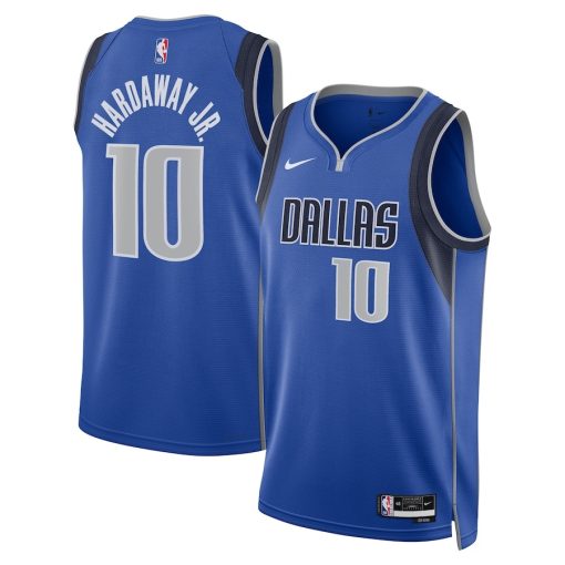 Nike Dallas Mavericks #10 Tim Hardaway Jr. Unisex Swingman Replica Jersey - Icon Edition - Blue - Image 3